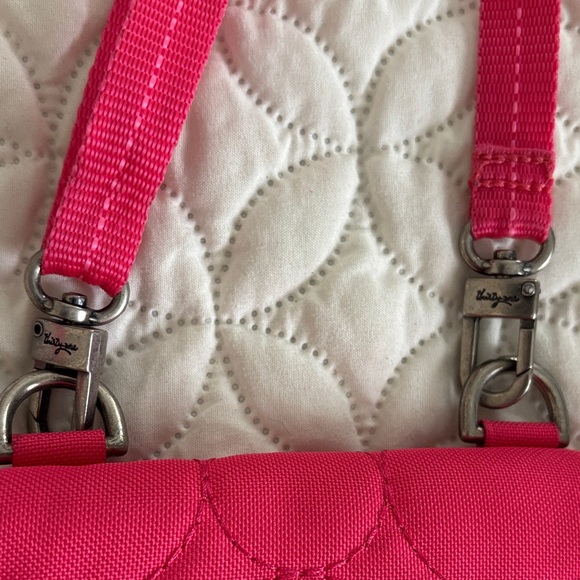 Thirty-One Vibrant Pink Quilted Crossbody Bag - Picture 3 of 11